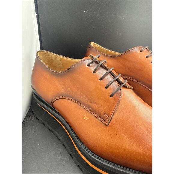 Divinch Walnut Calfskin Derby Shoe Men’s US 10.5 EU 43 Brown Leather Lug Sole main image 7